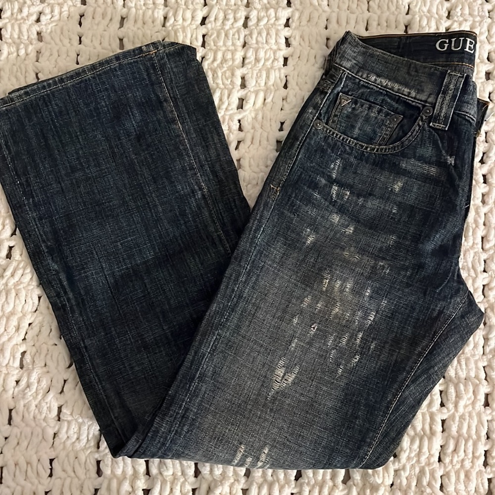 Men’s Guess Distressed Jeans sz 29x30